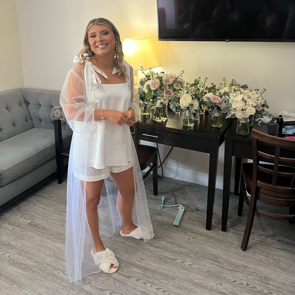 Sheer Pearl Robe from Etsy